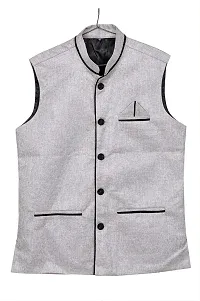 A P Creation Stylish Nehru Jacket Modi Jacket for Boys and Mens-thumb4