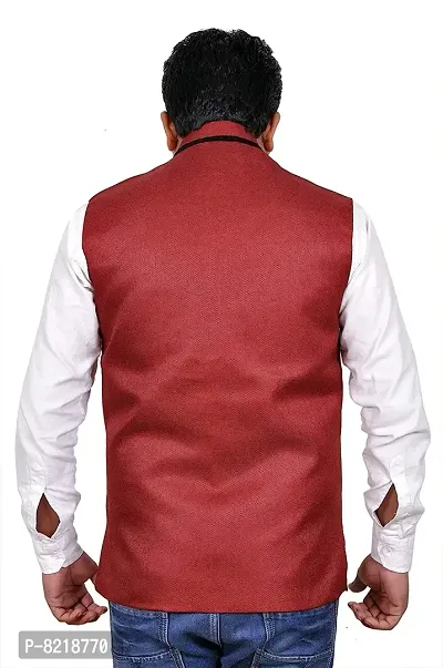 A P Creation Stylish Nehru Jacket For Boy's And Men's-thumb2