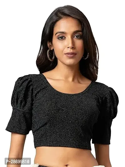 Classic Lycra Embellished Blouse for Women