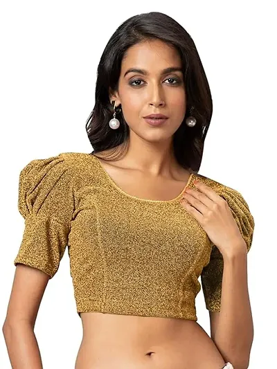 Classic Lycra Embellished Blouse for Women