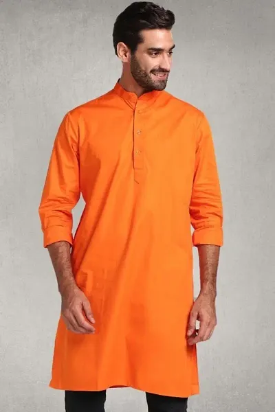 Classic Blend Solid Kurta for Men