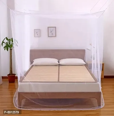 White Mosquito net for Double bed 6x6.5 ft.