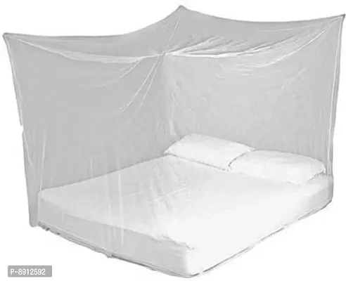 White Mosquito net for Double bed 7x7 ft.-thumb0