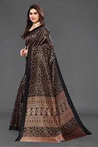 Stylish Fancy Designer Jacquard Saree With Blouse Piece For Women-thumb1