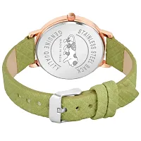 LORTTA LT- 501 Green Flower Round Dial Analog Women Watch For Girls-thumb4