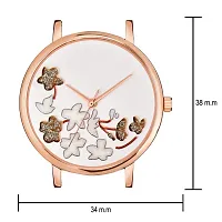 LORTTA LT- 503 Brown Flower Round Dial Analog Women Watch For Girls-thumb3