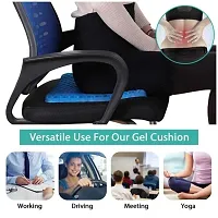 HOMELY24 Cushion Seat Flex Pillow, Gel Orthopedic Seat Cushion Pad for Car, Office Chair, Wheelchair or Home (Egg Sitter)-thumb3