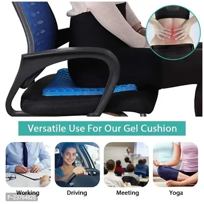 HOMELY24 Cushion Seat Flex Pillow, Gel Orthopedic Seat Cushion Pad for Car, Office Chair, Wheelchair or Home (Egg Sitter)-thumb4