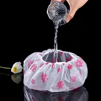 HOMELY24 Waterproof Shower Cap Reusable Bath CAPS-thumb2