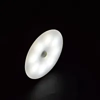 HOMELY24 Round Shape 8 Led Motion Sensor Induction Led Light for Hallway, Wardrobe, Basement, Cupboard, Garage-thumb3