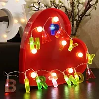 HOMELY24 Decorations Plastic Happy Birthday Lights | 13 Led Letter Battery Operated String Lights | Outdoor String Lights-thumb2