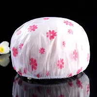 HOMELY24 Waterproof Shower Cap Reusable Bath CAPS-thumb1