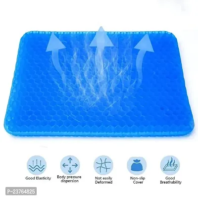 HOMELY24 Cushion Seat Flex Pillow, Gel Orthopedic Seat Cushion Pad for Car, Office Chair, Wheelchair or Home (Egg Sitter)-thumb3