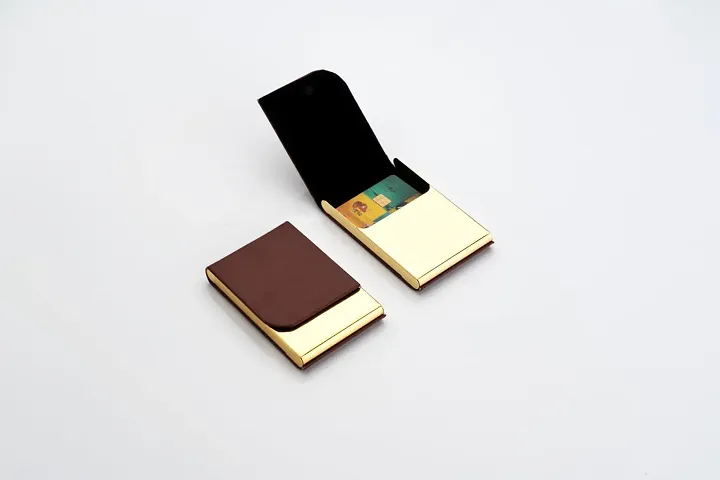 Stylish Card Holder Slim Metal Card Case For Women And Men