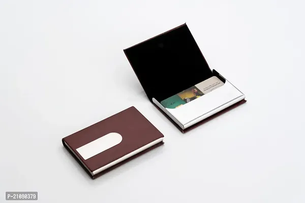 Stylish Card Holder Slim Metal Card Case For Women And Men-thumb0