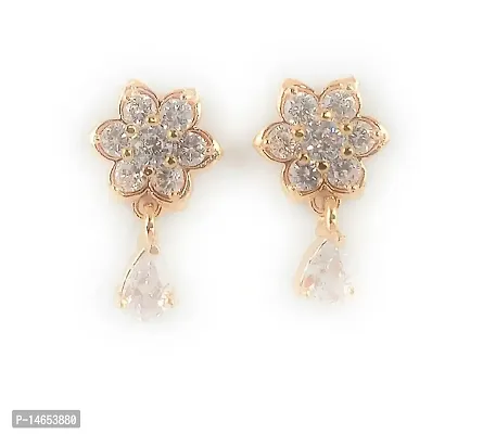 CUTE GOLD One Gram Gold Plated Fashion Jewellery Traditional Covering Earring for Women  Girls