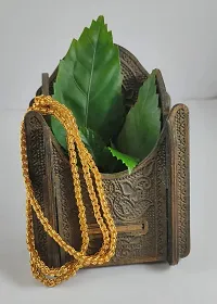 CUTE GOLD One Gram Gold Plated Fashion Jewellery Traditional Covering Muruku Thali Saradu Chain for Women  Girls-thumb1