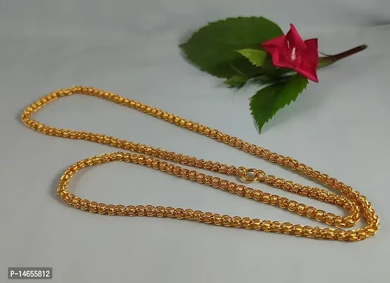 CUTE GOLD One Gram Gold Plated Fashion Jewellery Traditional Covering Muruku Thali Saradu Chain for Women  Girls-thumb3