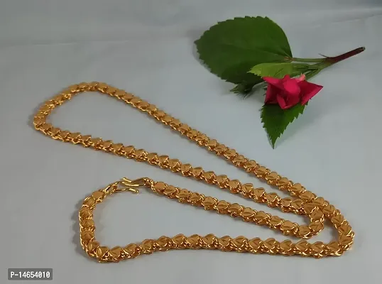 CUTE GOLD 1 Gram Gold Plated Fashion Jewellery Traditional Covering Muruku Thali Saradu Chain for Women  Girls-thumb3