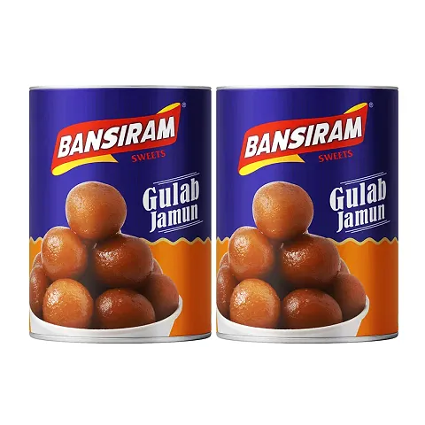 Bansiram Sweets Gulab Jamun Tin Combo (Pack of 2 Kg)