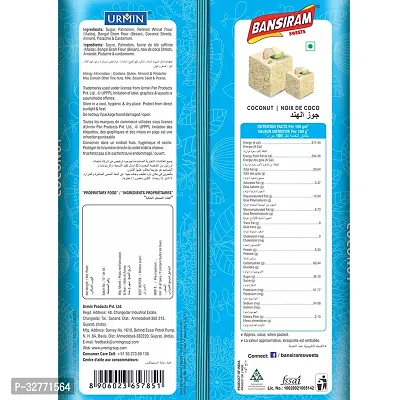 Bansiram Sweets Soan Papdi Coconut Box (Pack of 2 - 250GM) - 500GM-thumb5