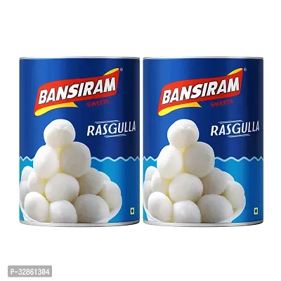 Bansiram Sweets Rasgulla Tin Combo (Pack of 2 Kg)-thumb0