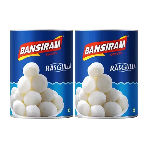 Bansiram Sweets Rasgulla Tin Combo (Pack of 2 Kg)