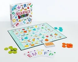 Viha Sequence Letter Game - Sequence Game from A-Z for Kids 3 Years Plus Educational Board Games Board Game-thumb1