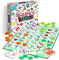 Viha Sequence Letter Game - Sequence Game from A-Z for Kids 3 Years Plus Educational Board Games Board Game-thumb2