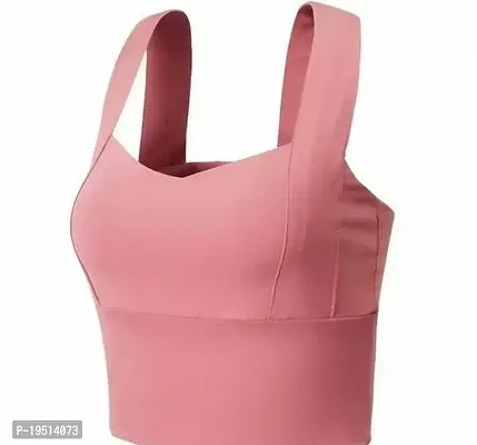 Stylish Nylon Elastane Solid Bras For Women