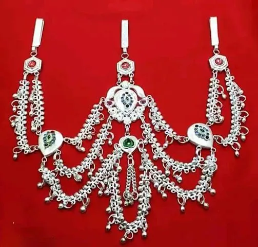 Stylish Silver Kamarbandh For Women