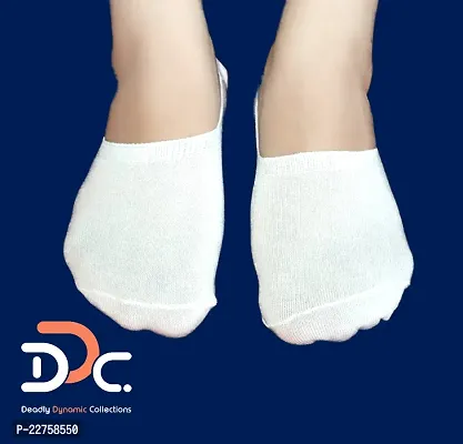 3 pairs ankle length cotton socks for women-thumb2