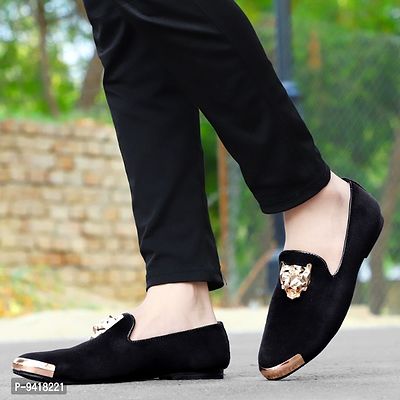 Buy Mens Stylish Fashionable Tiger Black Nagra Shoes Online In