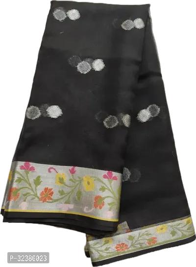 Stylish Cotton Silk Saree with Blouse piece-thumb0