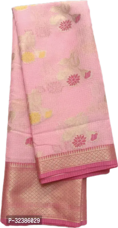 Stylish Cotton Silk Saree with Blouse piece-thumb0