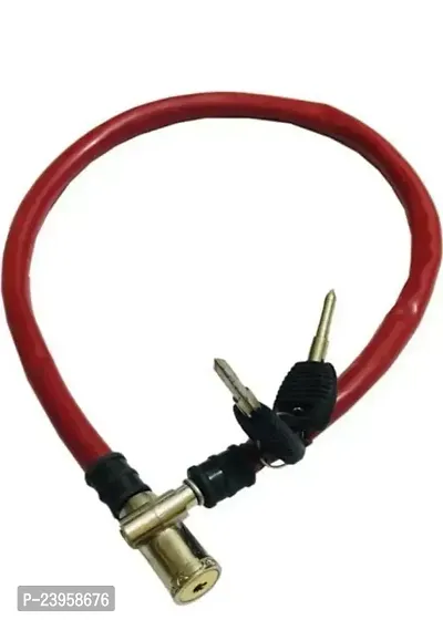 maroon Wrap Cycle Lock motorcycle lock