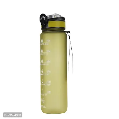 Stylish Plastic Motivational Water Bottle, 1ltr