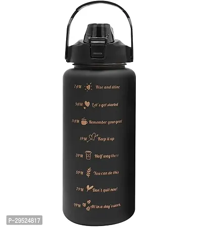 Stylish Plastic Motivational Water Bottle, 2ltr-thumb0