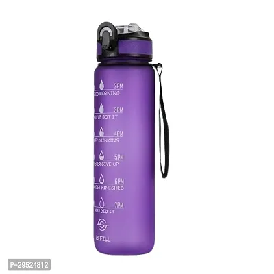 Stylish Plastic Motivational Water Bottle, 1ltr