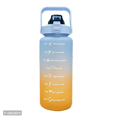 Stylish Plastic Motivational Water Bottle, 2ltr