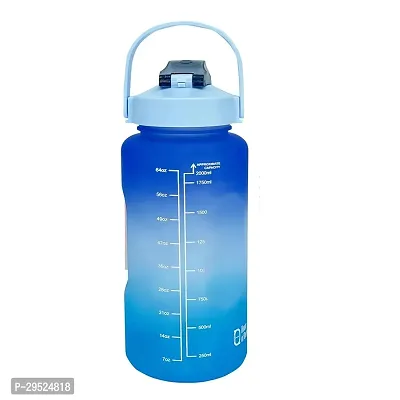 Stylish Plastic Motivational Water Bottle, 2ltr