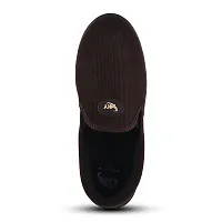Trendy Brown Solid Loafers-thumb2