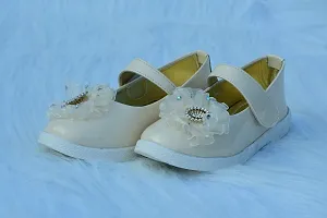 cream sandal for girls-thumb1