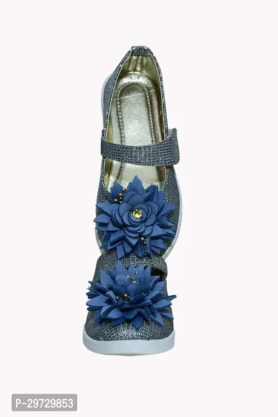 blue flower sandal for girls-thumb3