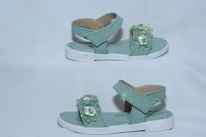 Green Sandal for Girls-thumb1