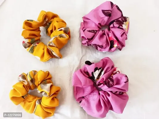 Scrunchy pack of 4