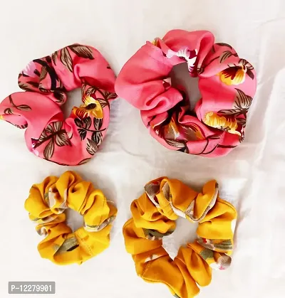 Scrunchy pack of 4