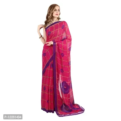 Printed Georgette Sari for Casual Wear