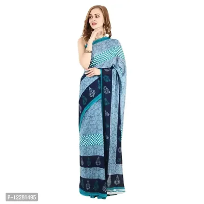 Printed Georgette Sari for Casual Wear