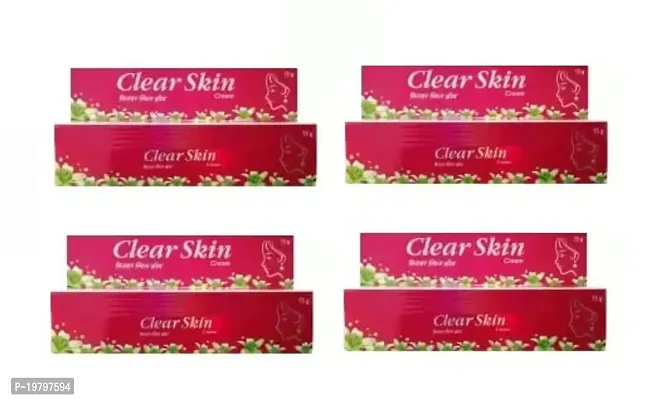 FACE CARE CLEAN  CLEAR SKIN CLEANSER CREAM 15 GRM PACK OF 4